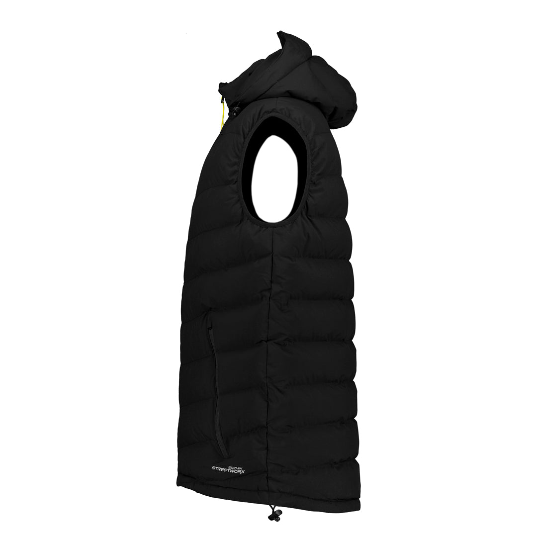 House of Uniforms The Hooded Puffer Vest | Unisex Streetworx