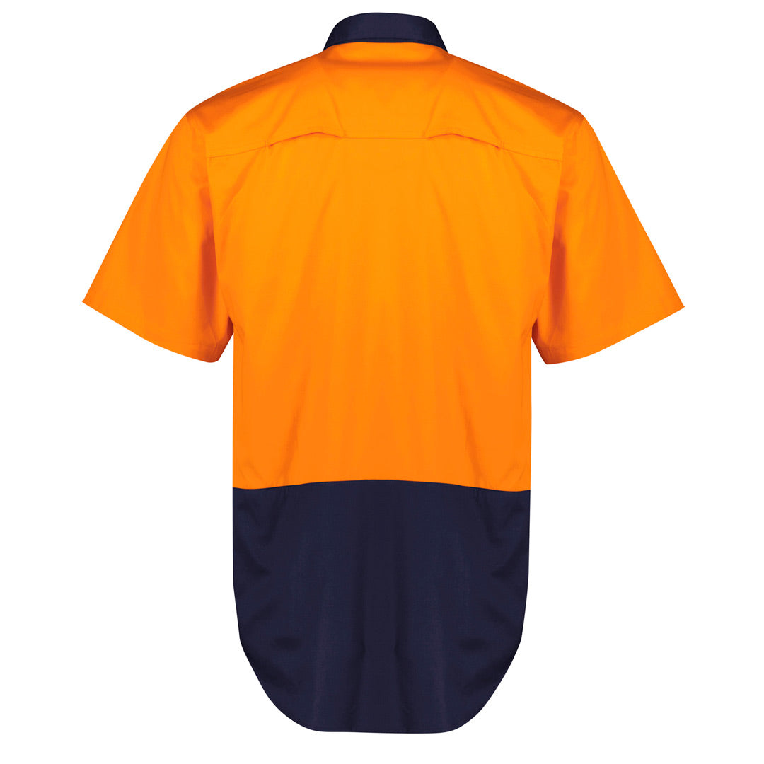 House of Uniforms The Hi Vis Work Shirt | Adults | Short Sleeve Syzmik