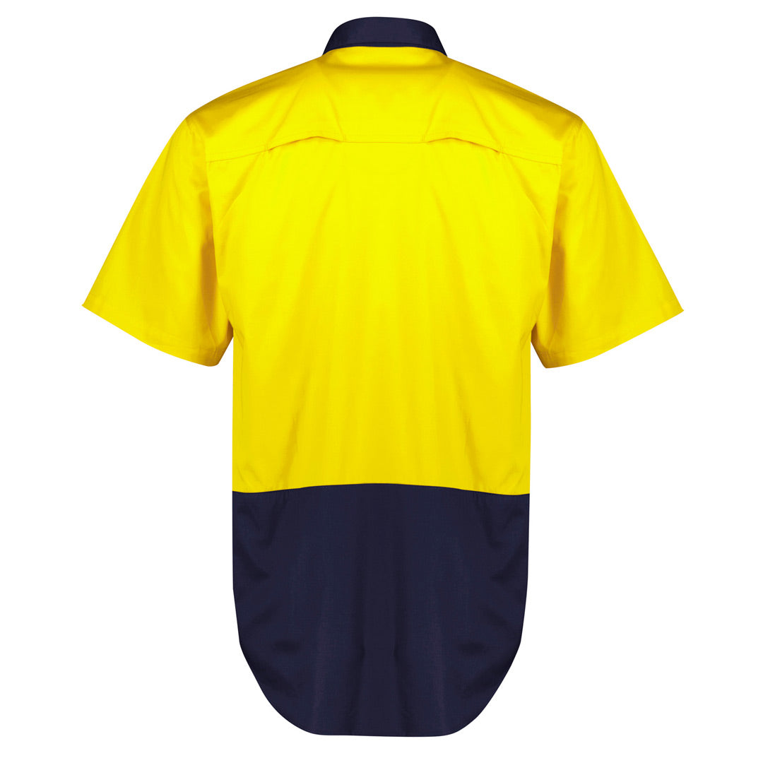 House of Uniforms The Hi Vis Work Shirt | Adults | Short Sleeve Syzmik
