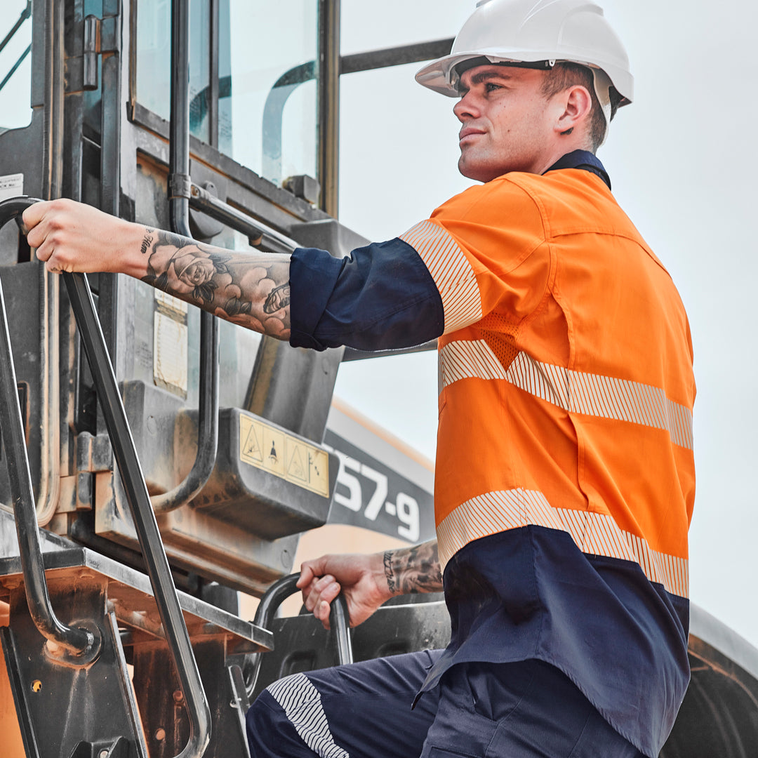 House of Uniforms The Rugged Segmented Shirt | Mens | Long Sleeve Syzmik