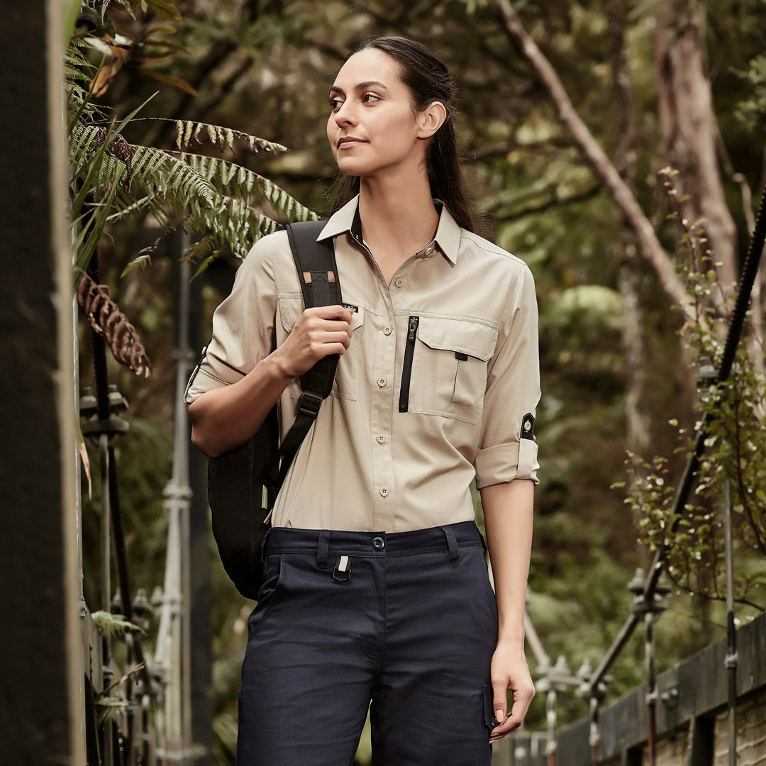 House of Uniforms The Outdoor Shirt | Ladies | Long Sleeve Syzmik