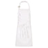 House of Uniforms The Alfie Apron | Bib Identitee White