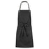 House of Uniforms The Manhattan Apron | Bib Identitee Black