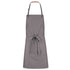 House of Uniforms The Manhattan Apron | Bib Identitee Grey