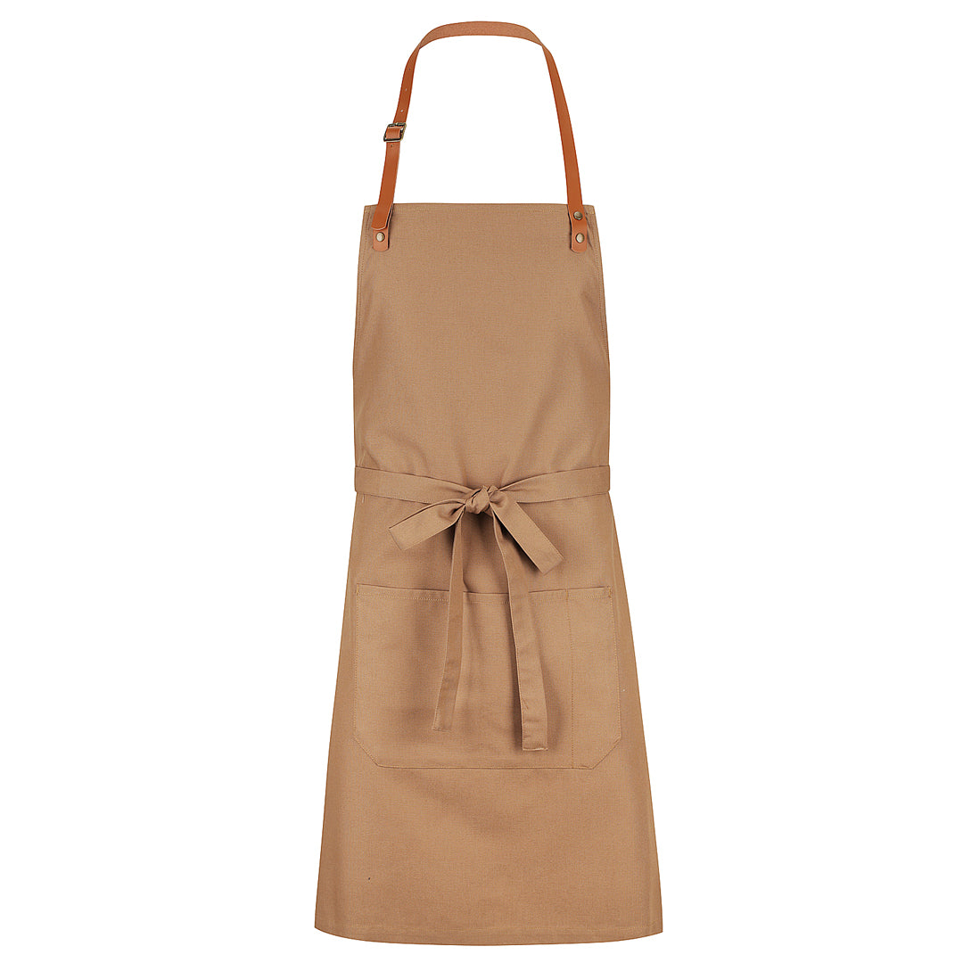 House of Uniforms The Manhattan Apron | Bib Identitee Khaki-as