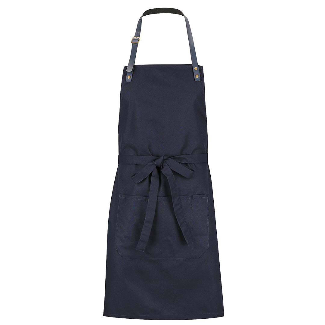 House of Uniforms The Manhattan Apron | Bib Identitee Navy