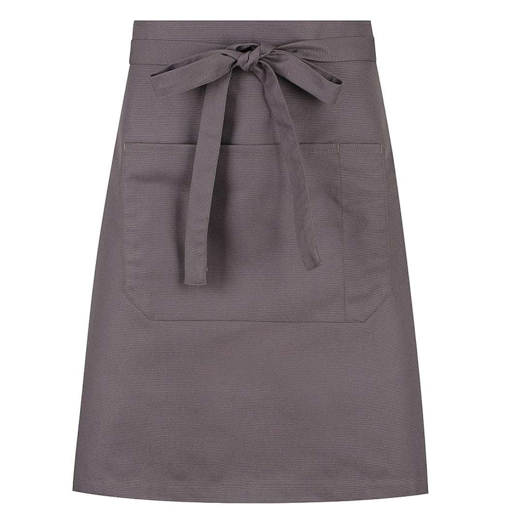 House of Uniforms The Capri Waist Apron Identitee Grey