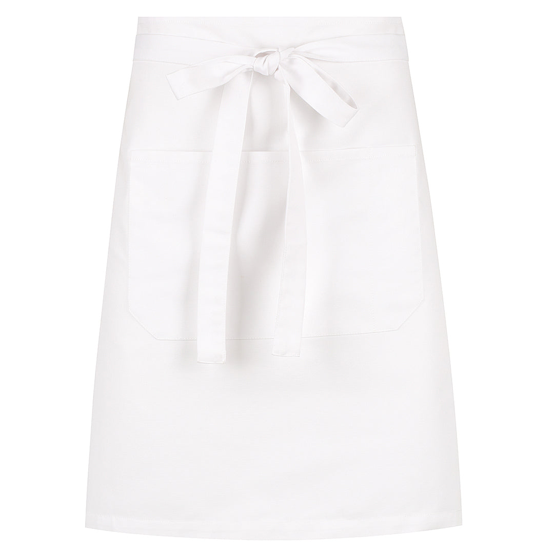 House of Uniforms The Capri Waist Apron Identitee White