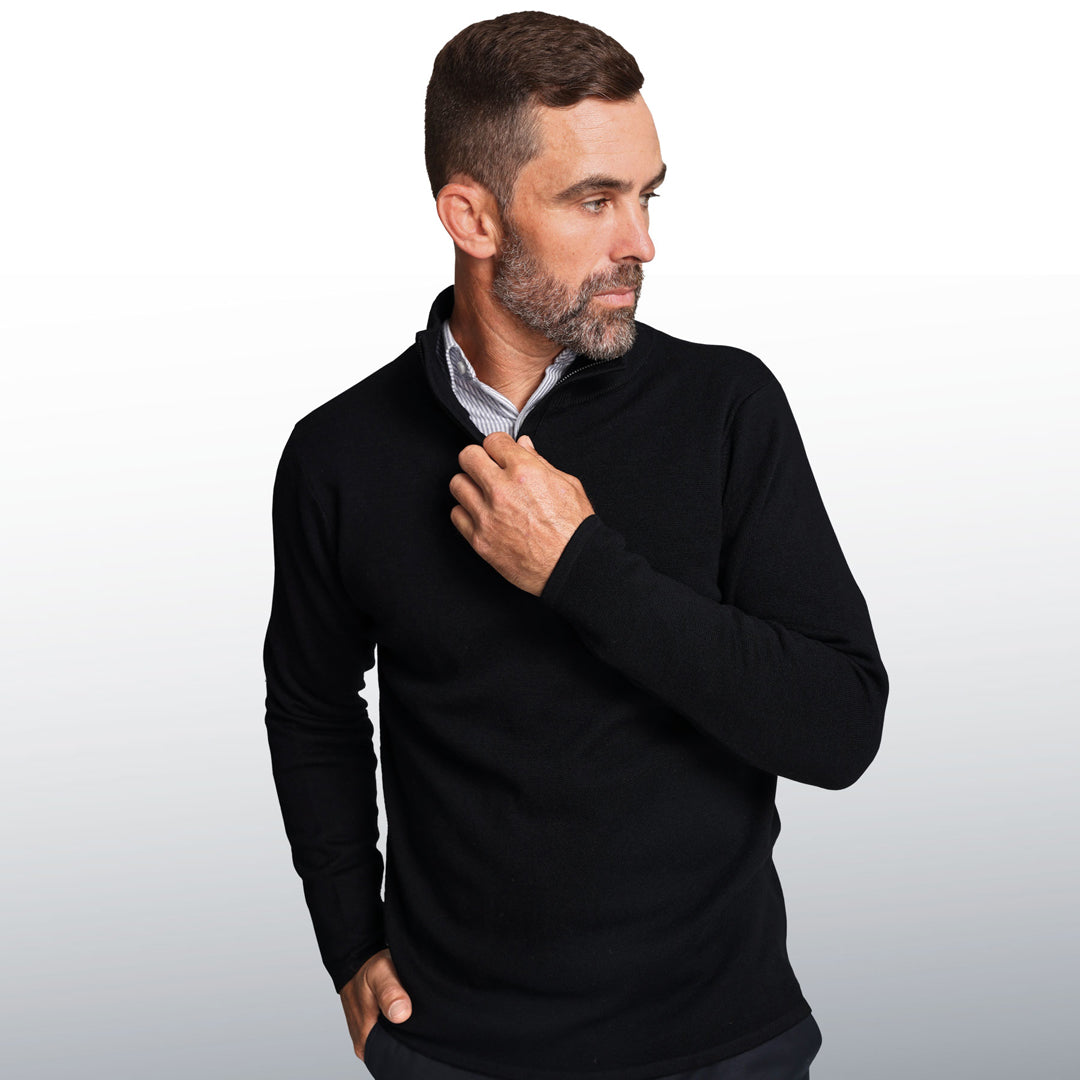 House of Uniforms The Highlander ZQ Merino Jumper | Mens Barkers