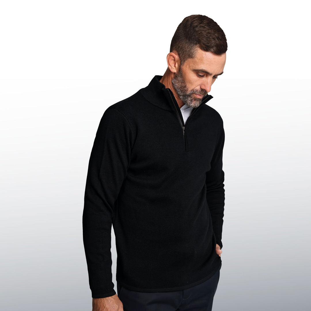 House of Uniforms The Highlander ZQ Merino Jumper | Mens Barkers