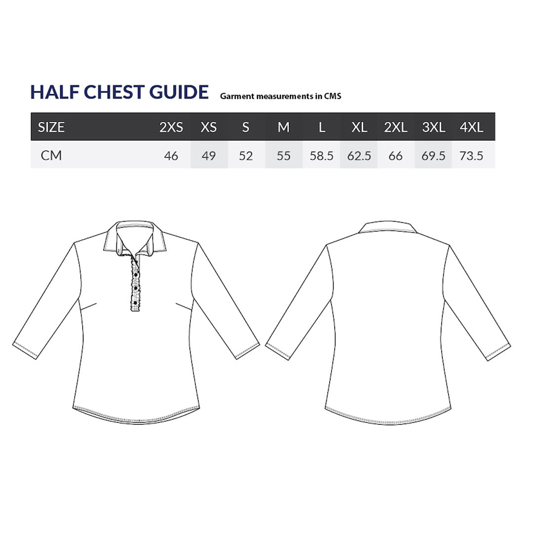 House of Uniforms The Bella Knit Top | Ladies | 3/4 Sleeve City Collection