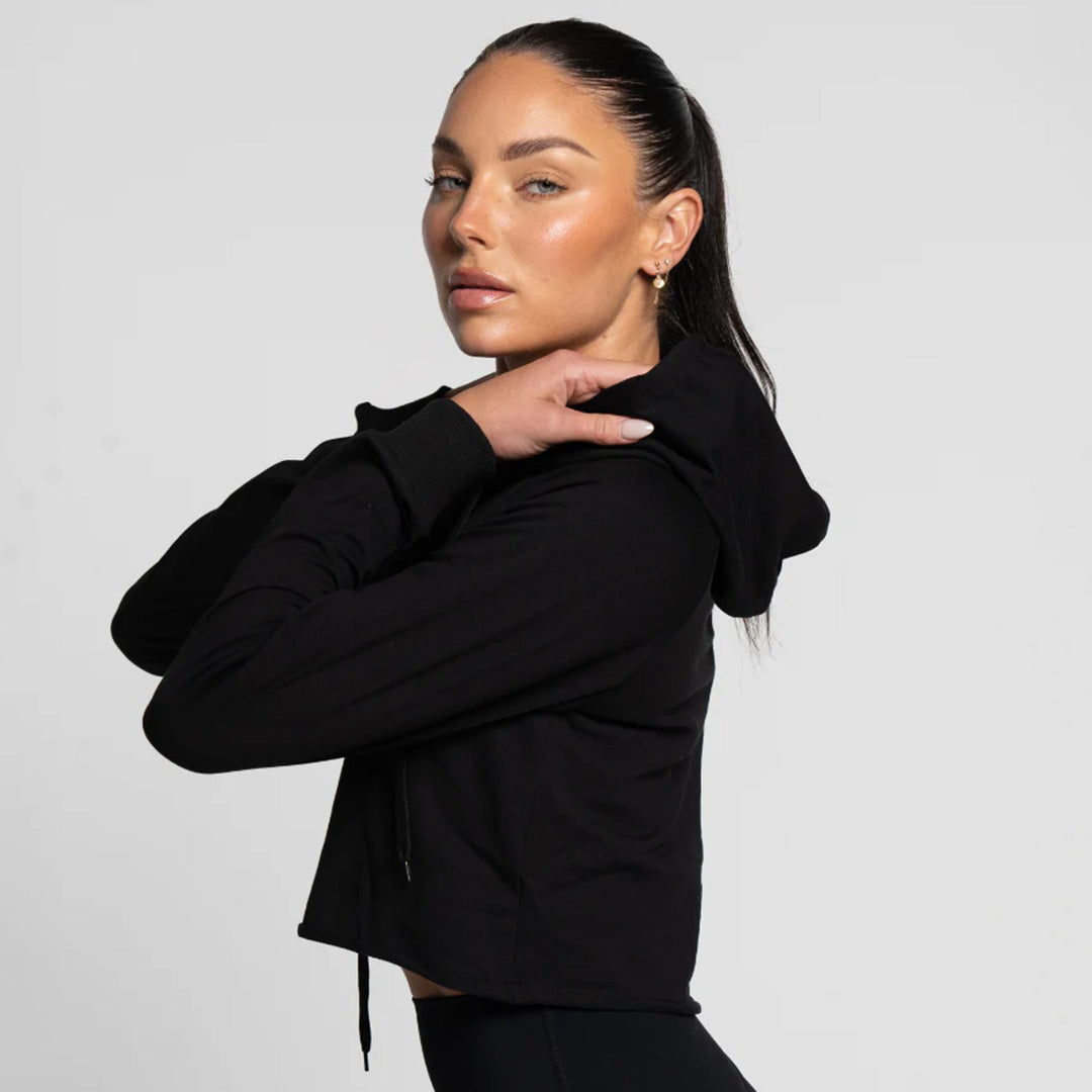 House of Uniforms The Lily Cropped Hoodie | Ladies Active Basics