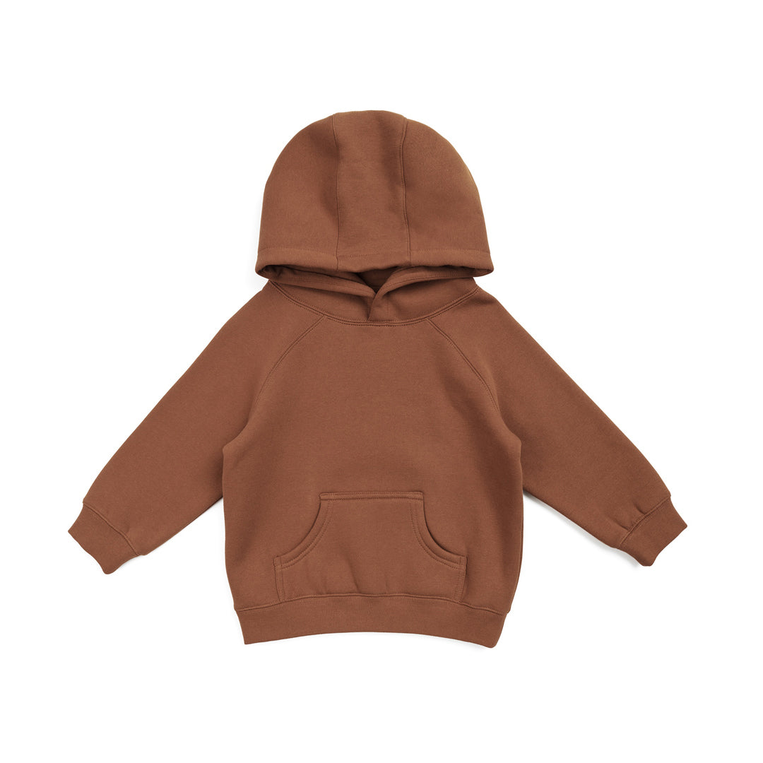 House of Uniforms The Cotton Care Pull On Hoodie | Infants Ramo Toffee
