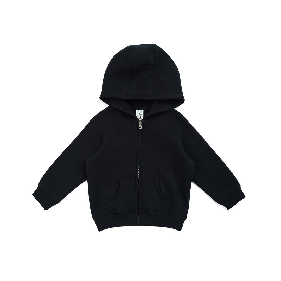 House of Uniforms The Cotton Care Zip Hoodie | Infants Ramo Black