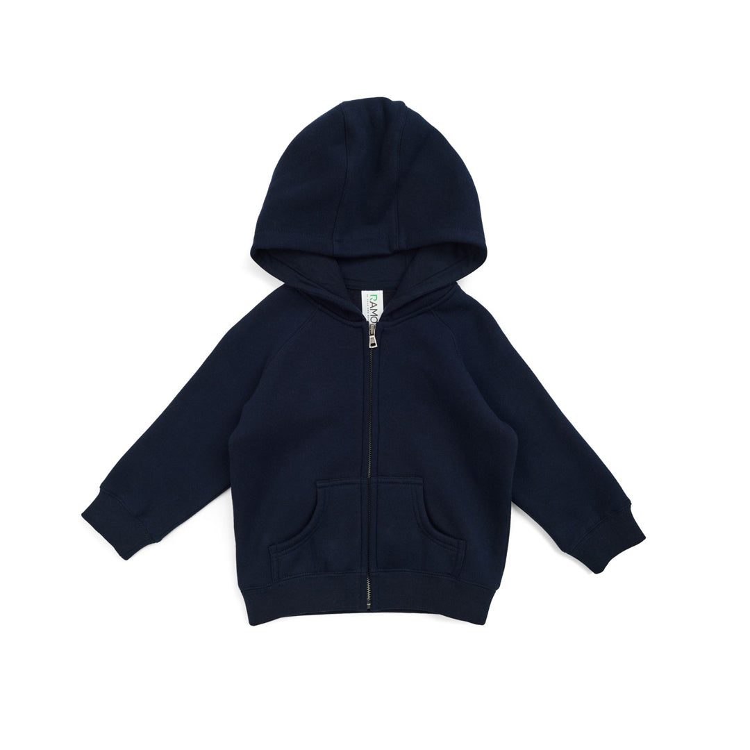 House of Uniforms The Cotton Care Zip Hoodie | Infants Ramo Navy