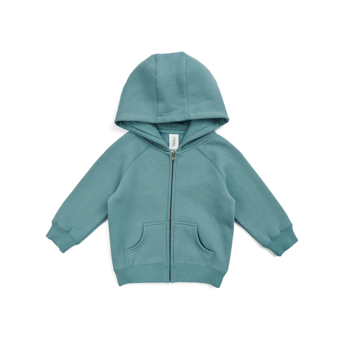 House of Uniforms The Cotton Care Zip Hoodie | Infants Ramo Slate Gr