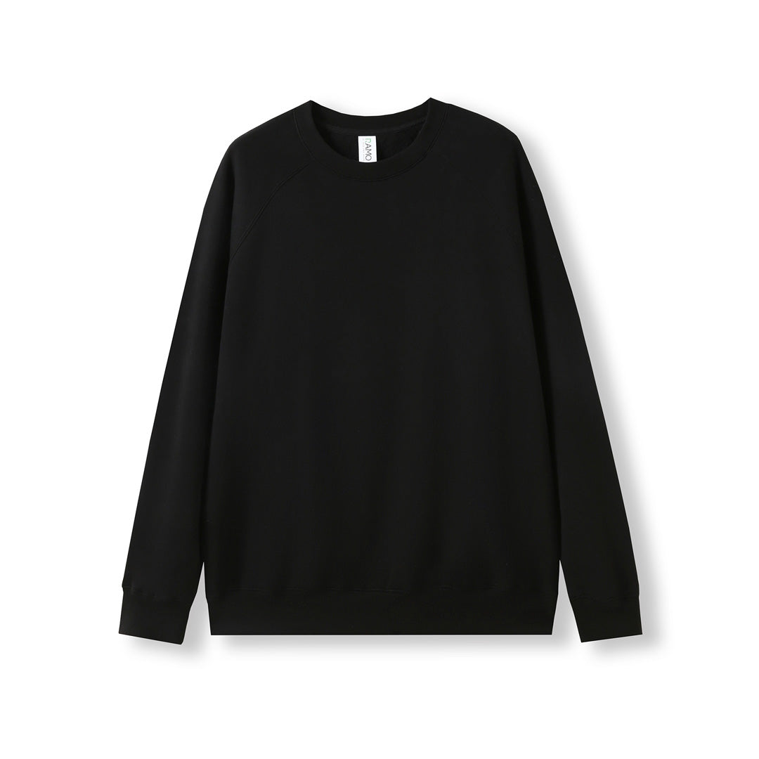 House of Uniforms The Cotton Care Sweatshirt | Adults Ramo Black