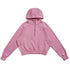 House of Uniforms The Cotton Care Half Zip Hoodie | Ladies Ramo Pink