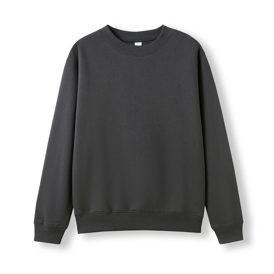 House of Uniforms The Crew Neck Sloppy Joe | Kids Ramo Charcoal