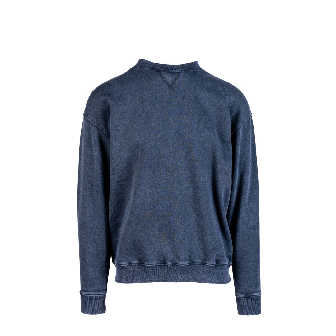 House of Uniforms The Stone Wash Sweatshirt | Unisex Ramo Navy