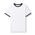 House of Uniforms The Ringer Tee | Adults Ramo White/Black