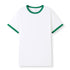 House of Uniforms The Ringer Tee | Adults Ramo White/Kelly Green