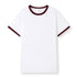 House of Uniforms The Ringer Tee | Adults Ramo White/Maroon