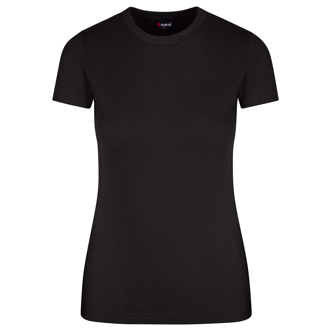 House of Uniforms The Slim Fit Tee | Ladies Ramo Black