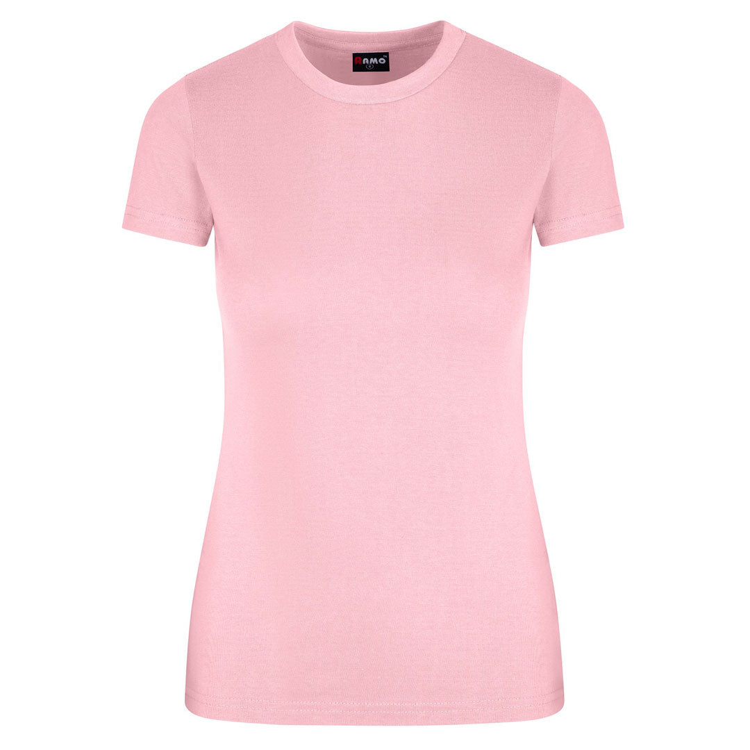 House of Uniforms The Slim Fit Tee | Ladies Ramo Cool Pink
