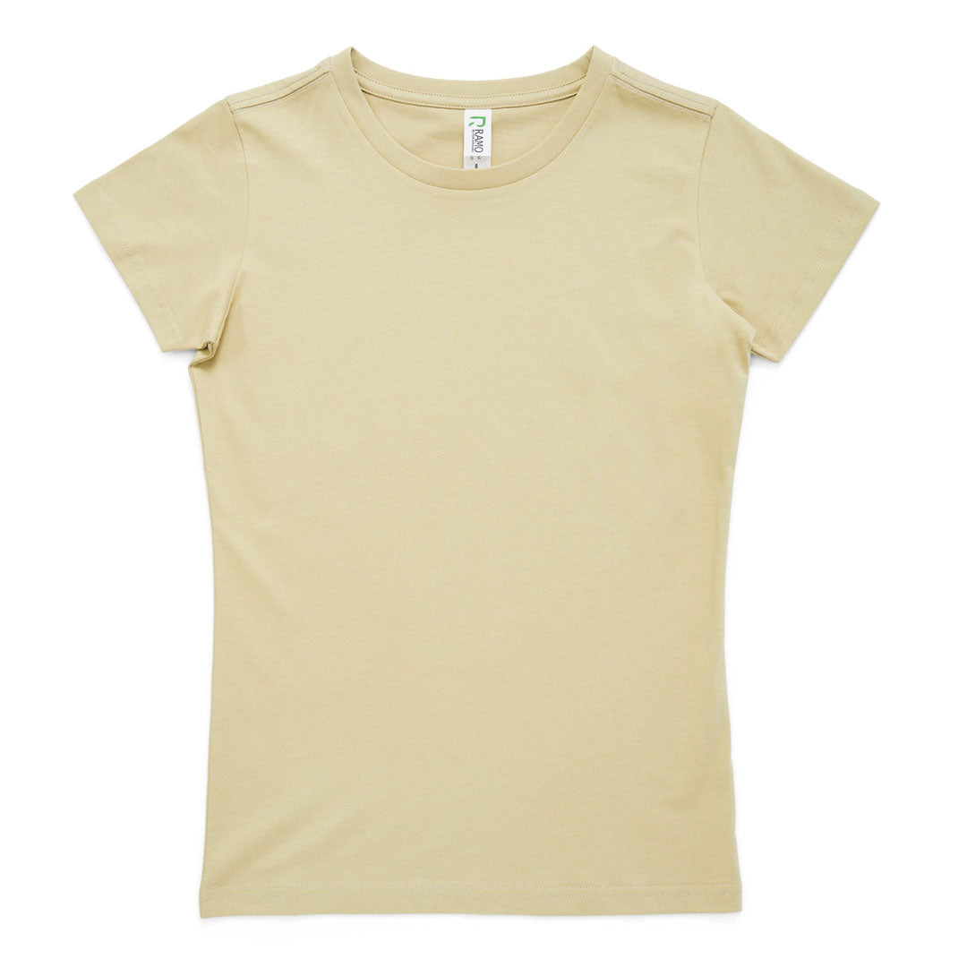 House of Uniforms The Earth Care Tee | Ladies Ramo Khaki-as