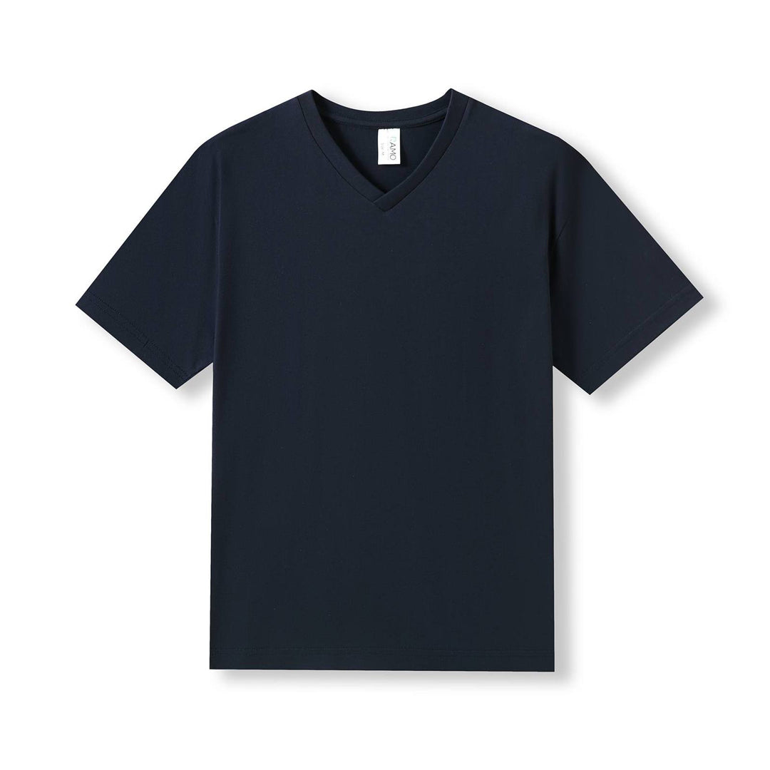 House of Uniforms The V-Neck Tee | Mens | Slim Fit Ramo Navy