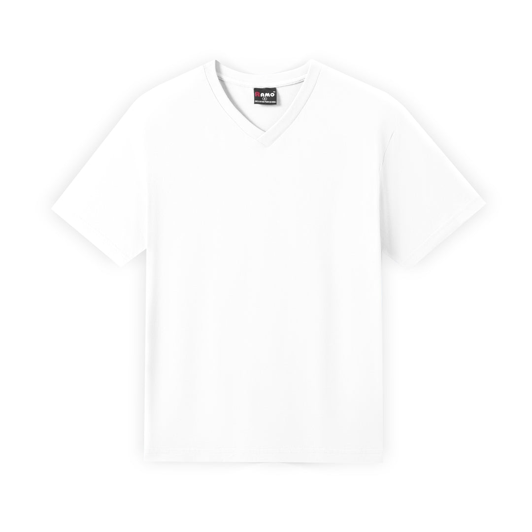 House of Uniforms The V-Neck Tee | Mens | Slim Fit Ramo White