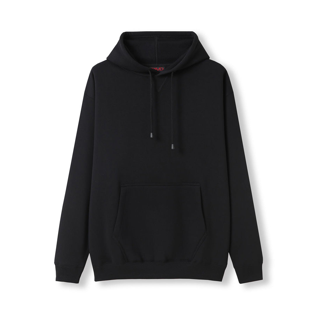 House of Uniforms The Kangaroo Pocket Hoodie | Mens Ramo Black