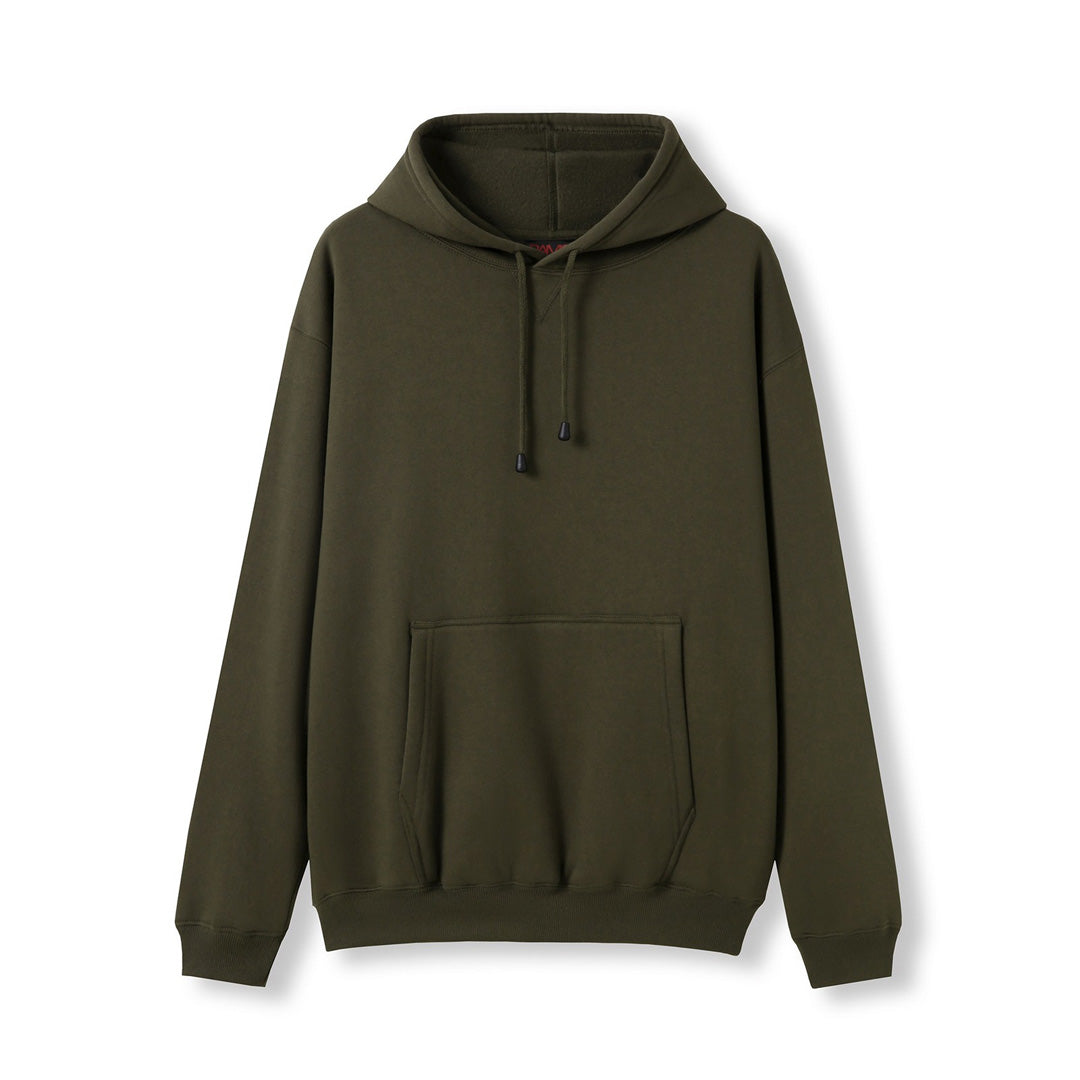 House of Uniforms The Kangaroo Pocket Hoodie | Mens Ramo Khaki