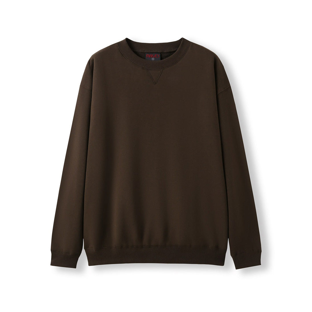 House of Uniforms The Crew Neck Sloppy Joe | Adults Ramo Brown
