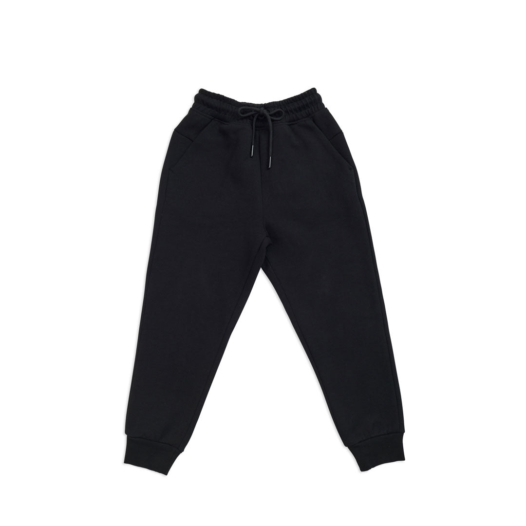 House of Uniforms The 3 Layer Fleece Track Pant | Kids Ramo Black