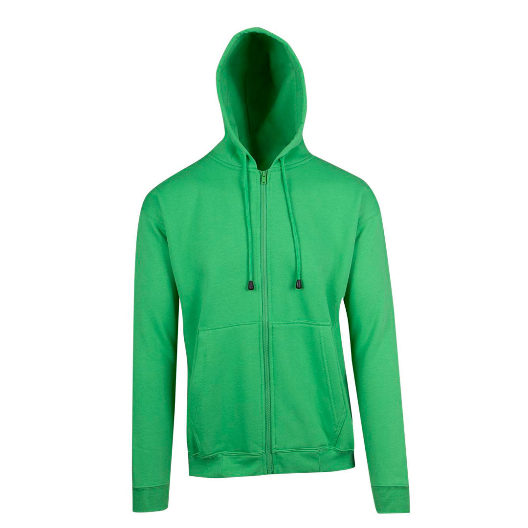 House of Uniforms The Kangaroo Pocket Zipped Hoodie | Mens Ramo Emerald