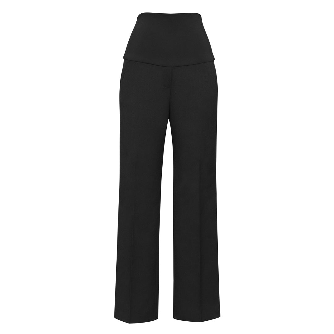 House of Uniforms The Cool Stretch Maternity Pant | Ladies Biz Corporates Black