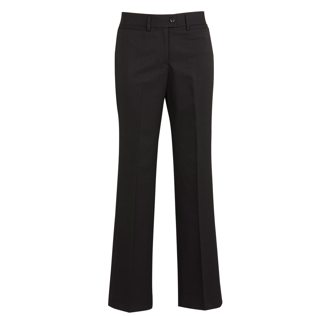 House of Uniforms The Cool Stretch Relaxed Pant | Ladies | Clearance Biz Corporates Black