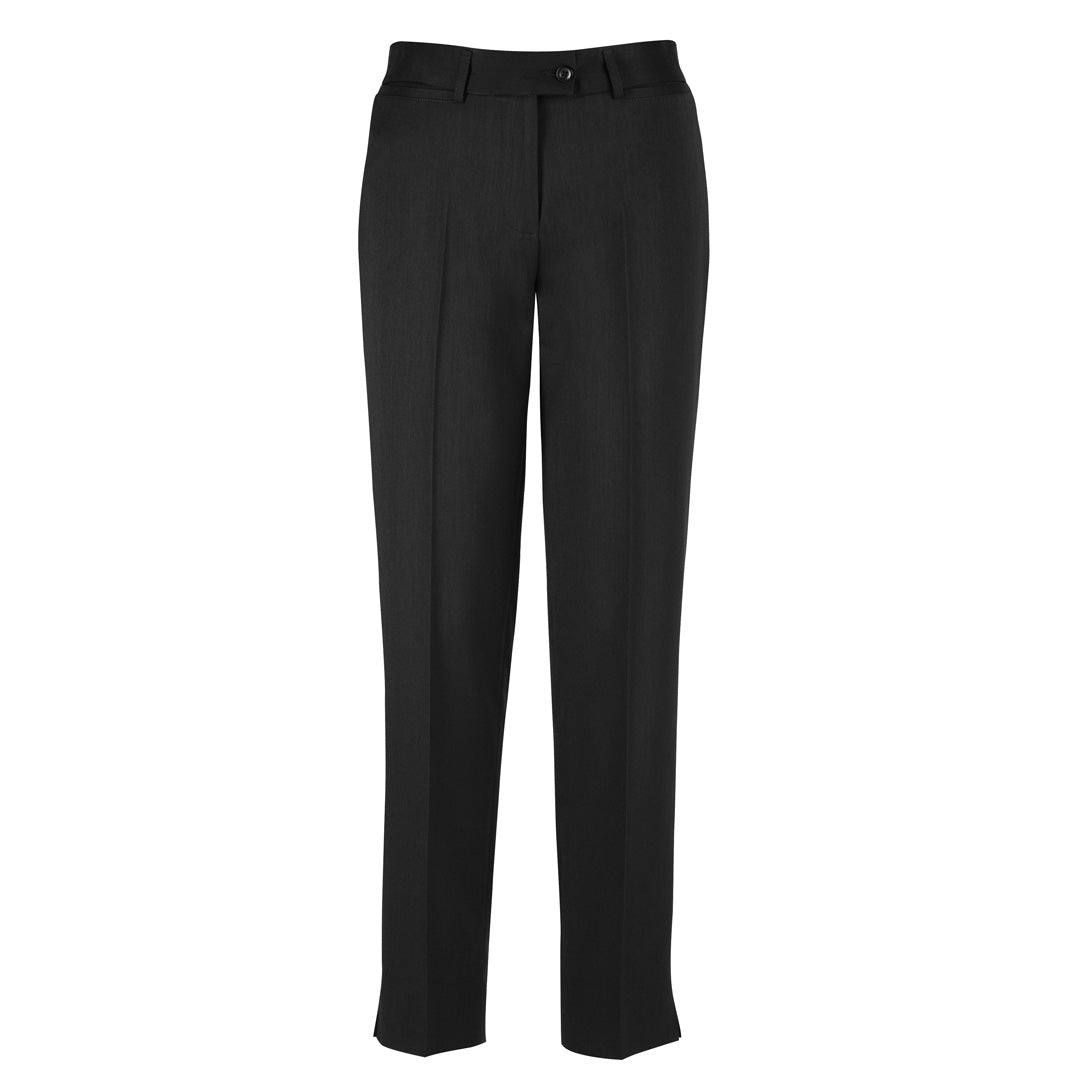 House of Uniforms The Cool Stretch Slim Pant | Ladies Biz Corporates Black