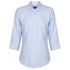 House of Uniforms The Oxford Shirt | Ladies | 3/4 Sleeve Gloweave Blue