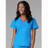 House of Uniforms The Core Contrast Wrap Scrub Top | Ladies Maevn Malibu