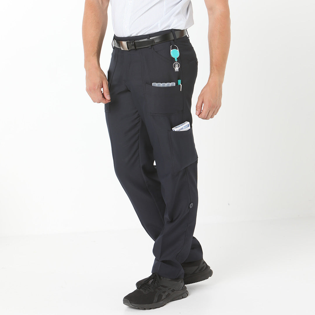 House of Uniforms The Straight Leg Multi Pocket Pant | Poly Viscose | Mens LSJ Collection