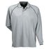 House of Uniforms The Cool Dry Original Polo | Mens | Long Sleeve Stencil Silver/Navy