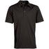 House of Uniforms The Glacier Polo | Mens | Short Sleeve Stencil Black