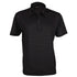 House of Uniforms The Silvertech Polo | Mens | Short Sleeve Stencil Black/Silver