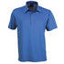 House of Uniforms The Silvertech Polo | Mens | Short Sleeve Stencil Ocean Blue/Silver