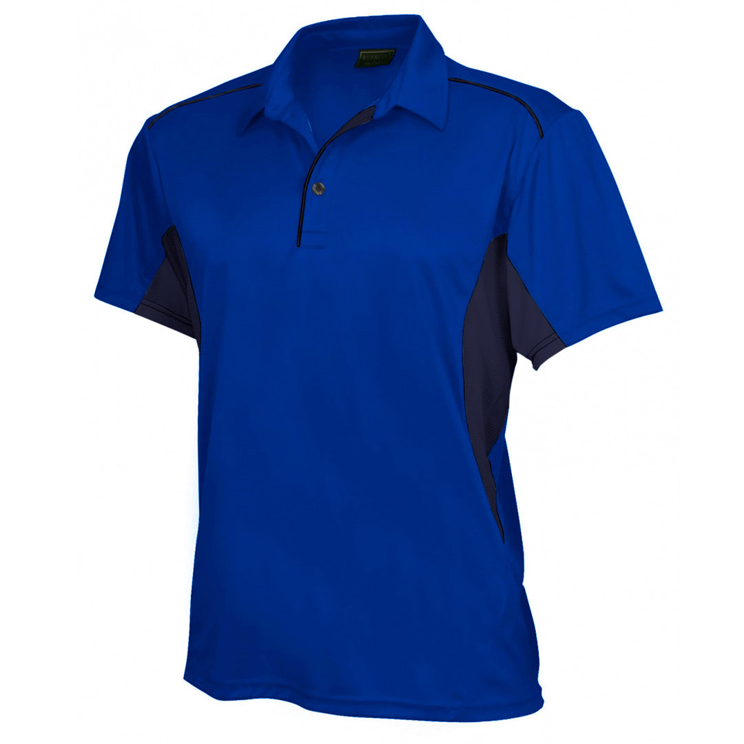 House of Uniforms The Freshen Polo | Mens | Short Sleeve Stencil Royal/Navy