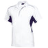 House of Uniforms The Freshen Polo | Mens | Short Sleeve Stencil White/Navy