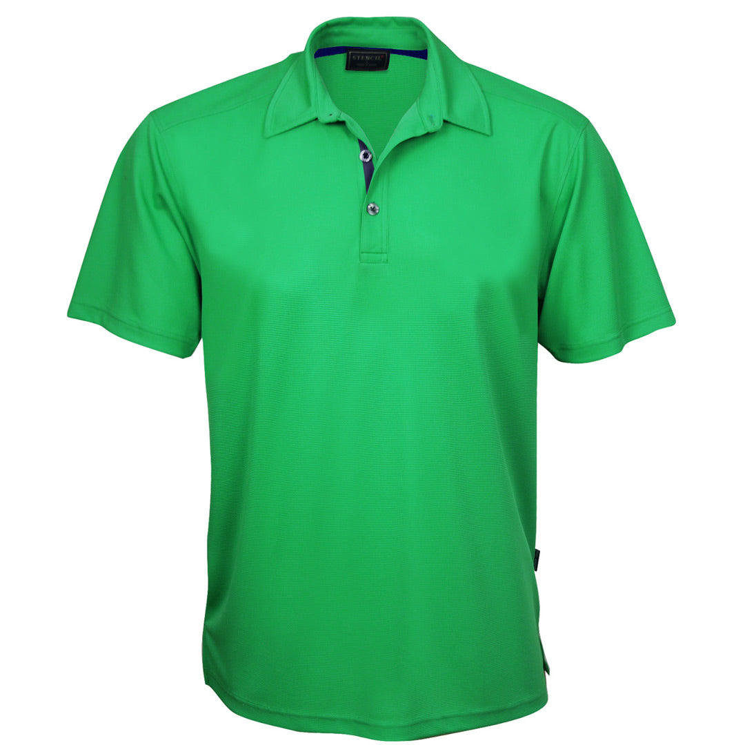 House of Uniforms The Superdry Polo | Mens | Short Sleeve Stencil Green/Navy
